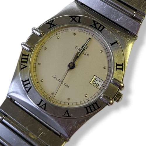 184 - OMEGA, CONSTELLATION, A STAINLESS STEEL GENT’S WRISTWATCH
Circular silver tone dial with calendar wi... 