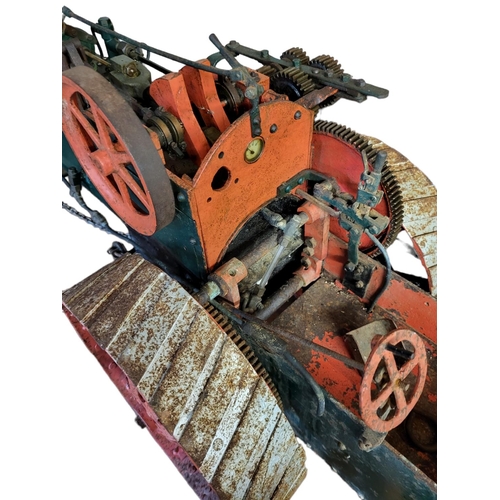 322A - A LARGE EARLY 20TH CENTURY SCRATCH BUILT CAST IRON A STEEL LIVE STEAM TRACTOR ENGINE
Bearing a brass... 