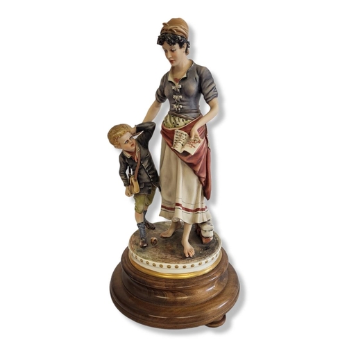 353 - CAPODIMONTE OF ROYAL NAPLES, A MID 20TH CENTURY HARD PASTE PORCELAIN GROUP, MOTHER AND CHILD
Titled ... 