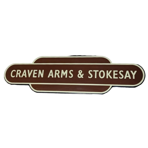 332A - A TOTEM BR(W) FF CRAVEN ARMS AND STOKESAY 
From the former Shrewsbury and Hereford Joint Railway Sta... 