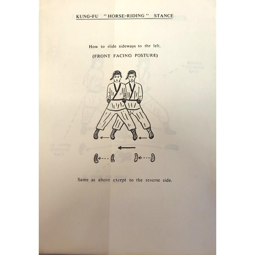 283 - KUNK-FU HONOURABLE MASTER LEONG FU, A CHINESE KUNK-FU KARATO (ATADO) FIRST EDITION, A COLLECTION OF ... 