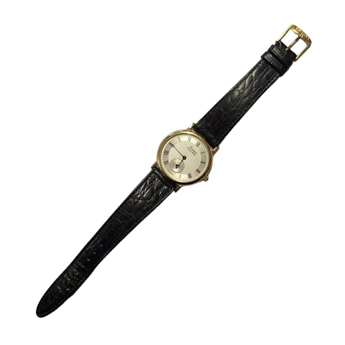 24 - CERTINA, A GOLD PLATED GENT’S WRISTWATCH
Having a textured silver tone dial with seconds dial marked... 