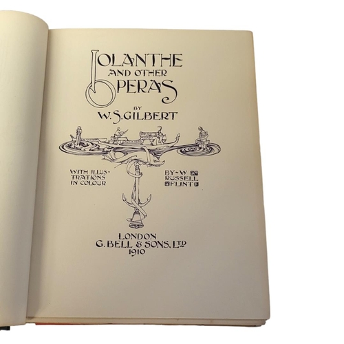 243 - A BOOK OF SAVOY OPERAS BY W.S. GILBERT
With illustrations in colour, by W. Russell Flint, by George ... 