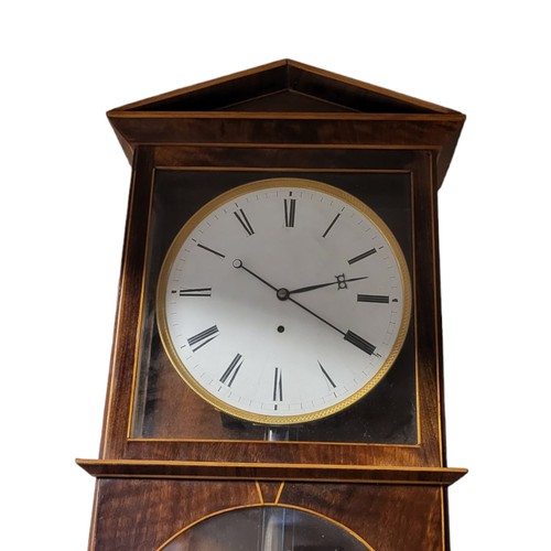 A LATE 19TH/EARLY 20TH CENTURY VIENNA WALNUT DACHLUHR REGULATOR WALL ...