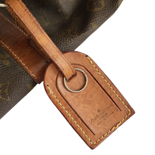 236 - LOUIS VUITTON, PARIS, AN ORIGINAL MID 20TH CENTURY CLASSIC BROWN LEATHER LV MONOGRAM GENTLEMAN’S TRA... 