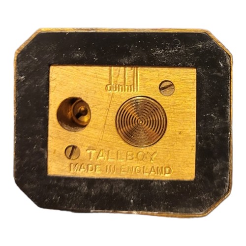 82 - DUNHILL, A VINTAGE GOLD PLATED 'TALLBOY' RECTANGULAR CIGARETTE LIGHTER
With textured bark effect, ma... 