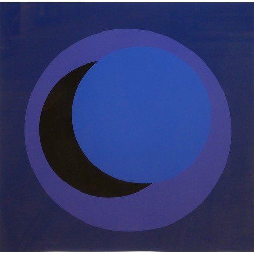 419 - GENEVIEVE CLAISSE, BN 1936, LIMITED EDITION (28/40) ABSTRACT SERIGRAPH ON PAPER
Titled 'Cercle Viole... 