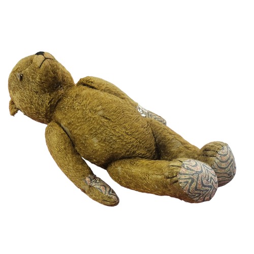 23 - AN EARLY 20TH CENTURY STEIFF CINNAMON BROWN MOHAIR TEDDY BEAR, CIRCA 1905 - 1915
The fully jointed b... 