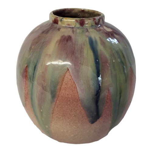 133 - CHARLES NOKE AND HARRY NIXON FOR ROYAL DOULTON ‘CHANG WARE’ STONEWARE VASE, CIRCA 1925
Applied with ... 