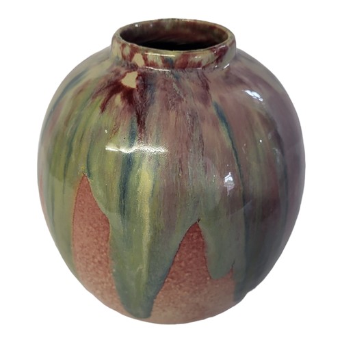 133 - CHARLES NOKE AND HARRY NIXON FOR ROYAL DOULTON ‘CHANG WARE’ STONEWARE VASE, CIRCA 1925
Applied with ... 