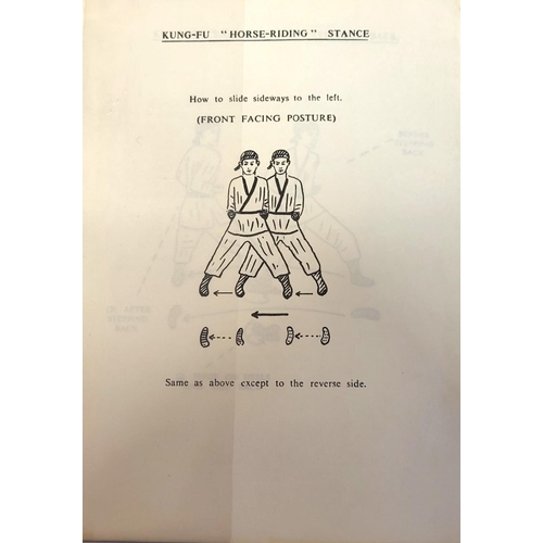 162 - KUNK-FU HONOURABLE MASTER LEONG FU, A CHINESE KUNK-FU KARATO (ATADO) FIRST EDITION, A COLLECTION OF ... 