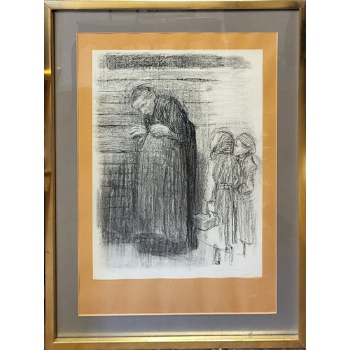 451 - KATHE KOLLWITZ, 1867 - 1945, LITHOGRAPH
Signed in pencil, numbered ‘306’, titled ‘Portraits of Miser... 