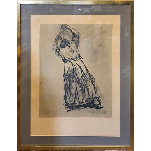 449 - KATHE KOLLWITZ, 1867 - 1945, LITHOGRAPH
Signed ‘From The Misery Series’, mounted, framed and glazed.... 