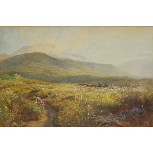 492 - ALFRED WILLIAM HUNT, RWS, 1830 - 1896, WATERCOLOUR
Titled ‘By Loch Maree’, Exhibited OWS 1870, beari... 