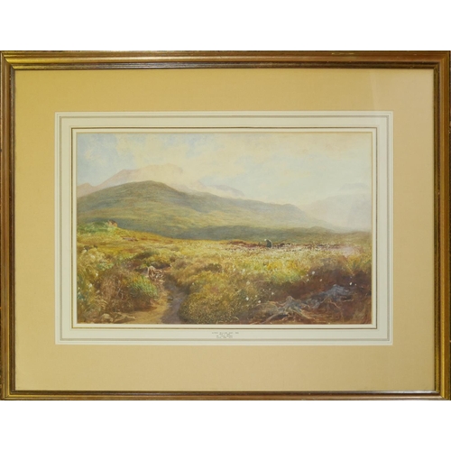 492 - ALFRED WILLIAM HUNT, RWS, 1830 - 1896, WATERCOLOUR
Titled ‘By Loch Maree’, Exhibited OWS 1870, beari... 