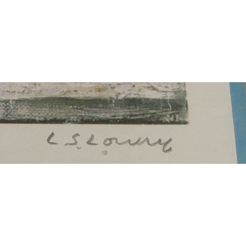 485 - WITHDRAWN!! TO BE OFFERED ON 6TH SEPTEMBER.
LAURENCE STEPHEN LOWRY, 1887 - 1976, A SIGNED FIGURAL PR... 