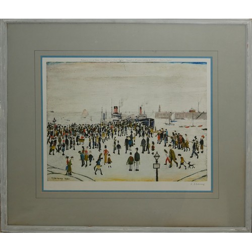 484 - WITHDRAWN!! TO BE OFFERED ON 6TH SEPTEMBER.
LAWRENCE STEPHEN LOWRY,  1887 - 1976, A LIMITED EDITION ... 