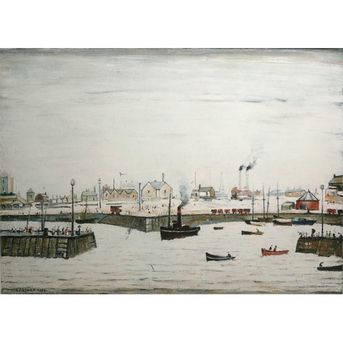 485 - WITHDRAWN!! TO BE OFFERED ON 6TH SEPTEMBER.
LAURENCE STEPHEN LOWRY, 1887 - 1976, A SIGNED FIGURAL PR... 