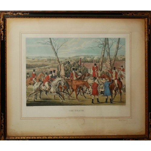 459 - HENRY ALKEN, 1785 - 1851, A SET OF FOUR EQUESTRIAN PRINTS
Titled 'Check', ‘The Cover', 'Full Cry' an... 