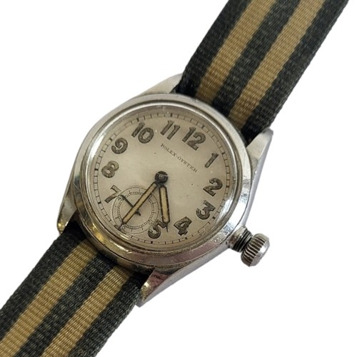 60 - ROLEX, OYSTER, AN EARLY 20TH CENTURY STAINLESS STEEL GENT’S WRISTWATCH
Having luminous Arabic number... 