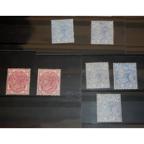 195 - QUEEN VICTORIA, 1840 - 1881, TWO PENNY BLUES AND PENNY REDS IMPERFORATE AND OTHER VICTORIA MINT, 65 ... 