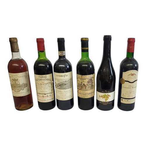 300 - SIX 750ML BOTTLES, TO INCLUDE CH TEAU CANTEMERLE, 1966, CH TEAU BALESTARD LA TONNELLE 1978, CHATEAU ... 