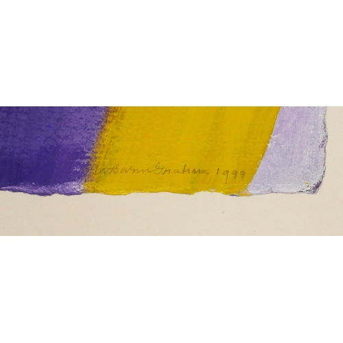 428 - WITHDRAWN TO BE SOLD IN OUR SEPTEMBER SALE!! WILHELMINA BARNS-GRAHAM (1912 - 2004) ACRYLIC ON ARCHES... 