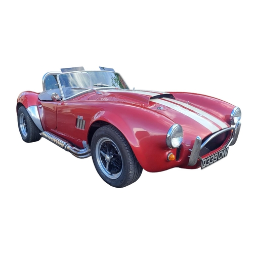 400 - A COBRA PILGRIM SUMO MKII V8 SPORTS CAR
Grenada based, pilgrim construction kit car 1992, 6.5litre p... 