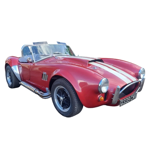 400 - A COBRA PILGRIM SUMO MKII V8 SPORTS CAR
Grenada based, pilgrim construction kit car 1992, 6.5litre p... 