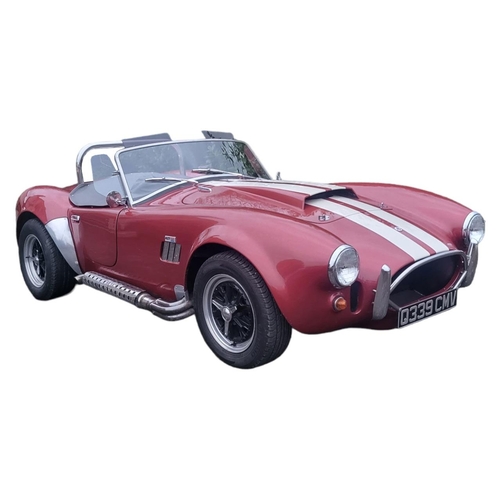 400 - A COBRA PILGRIM SUMO MKII V8 SPORTS CAR
Grenada based, pilgrim construction kit car 1992, 6.5litre p... 