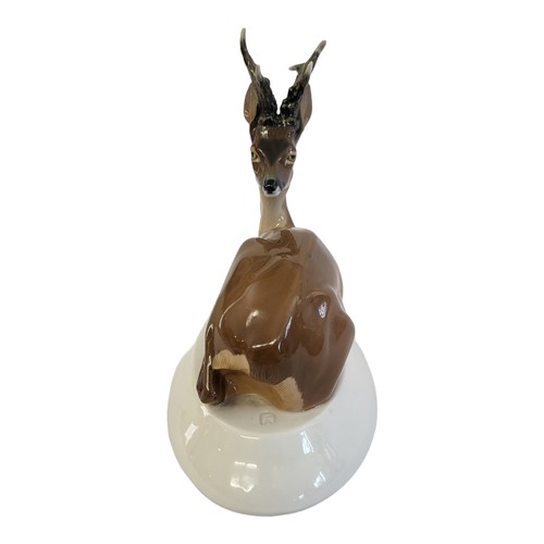 334 - MEISSEN, AN EARLY 20TH CENTURY PORCELAIN MODEL OF A FOREST DEER ROEBUCK, CIRCA 1924 - 1934
Modelled ... 