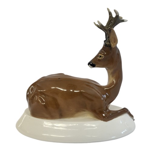 334 - MEISSEN, AN EARLY 20TH CENTURY PORCELAIN MODEL OF A FOREST DEER ROEBUCK, CIRCA 1924 - 1934
Modelled ... 