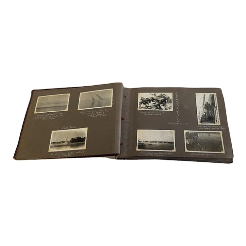 399 - VIEWS OF TOUR TO THE FAR EAST, 1931 - 1933, THE PERSONAL ORIGINAL PHOTOGRAPH ALBUM COMPILED BY C.W. ... 