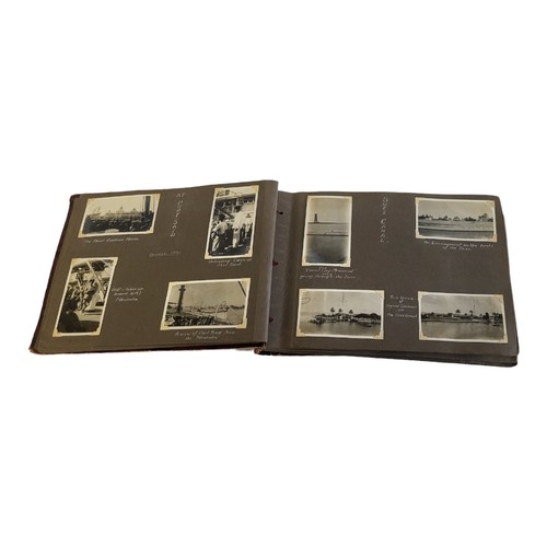 399 - VIEWS OF TOUR TO THE FAR EAST, 1931 - 1933, THE PERSONAL ORIGINAL PHOTOGRAPH ALBUM COMPILED BY C.W. ... 