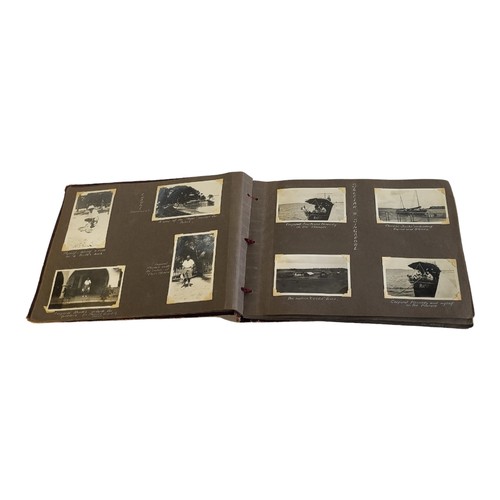 399 - VIEWS OF TOUR TO THE FAR EAST, 1931 - 1933, THE PERSONAL ORIGINAL PHOTOGRAPH ALBUM COMPILED BY C.W. ... 