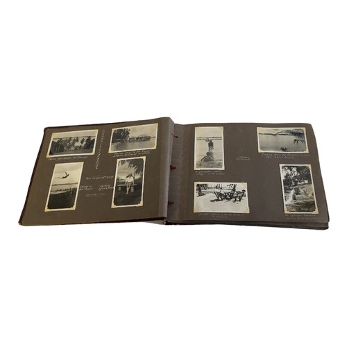 399 - VIEWS OF TOUR TO THE FAR EAST, 1931 - 1933, THE PERSONAL ORIGINAL PHOTOGRAPH ALBUM COMPILED BY C.W. ... 