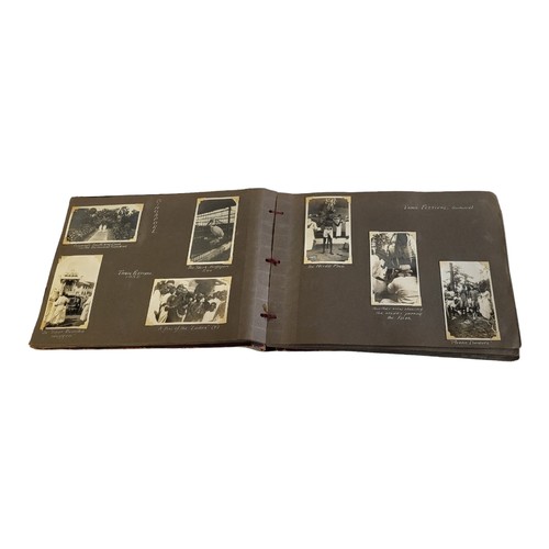 399 - VIEWS OF TOUR TO THE FAR EAST, 1931 - 1933, THE PERSONAL ORIGINAL PHOTOGRAPH ALBUM COMPILED BY C.W. ... 