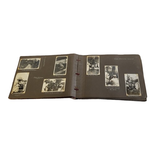 399 - VIEWS OF TOUR TO THE FAR EAST, 1931 - 1933, THE PERSONAL ORIGINAL PHOTOGRAPH ALBUM COMPILED BY C.W. ... 