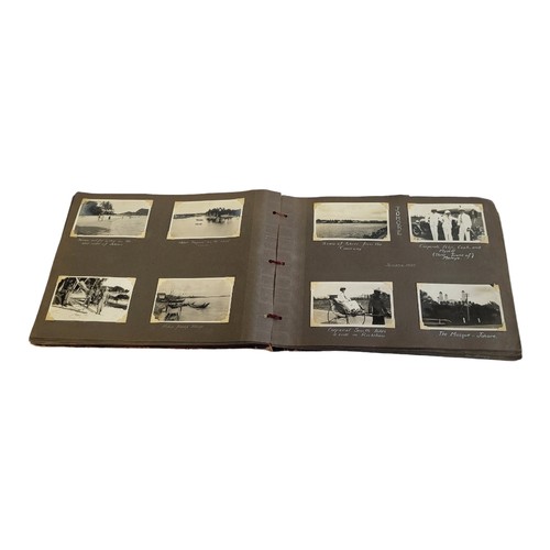 399 - VIEWS OF TOUR TO THE FAR EAST, 1931 - 1933, THE PERSONAL ORIGINAL PHOTOGRAPH ALBUM COMPILED BY C.W. ... 