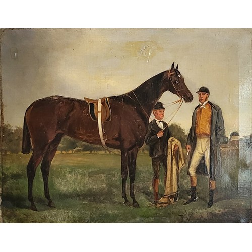 410 - WITHDRAWN A RARE COLLECTION OF HORSE RACING MEMORABILIA CRECY, WINNER OF THE 1876 SCANDINAVIAN DERBY... 