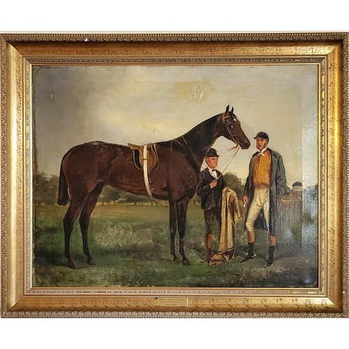 410 - WITHDRAWN A RARE COLLECTION OF HORSE RACING MEMORABILIA CRECY, WINNER OF THE 1876 SCANDINAVIAN DERBY... 