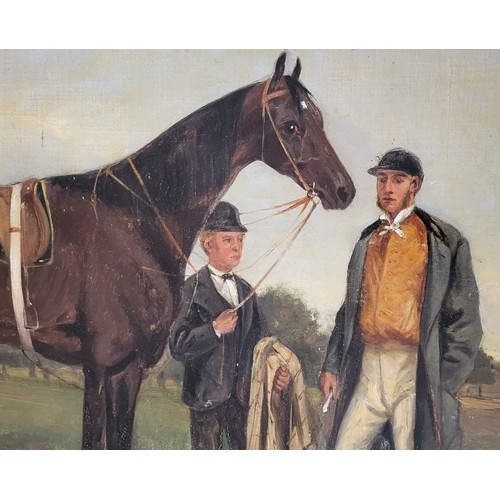 410 - WITHDRAWN A RARE COLLECTION OF HORSE RACING MEMORABILIA CRECY, WINNER OF THE 1876 SCANDINAVIAN DERBY... 