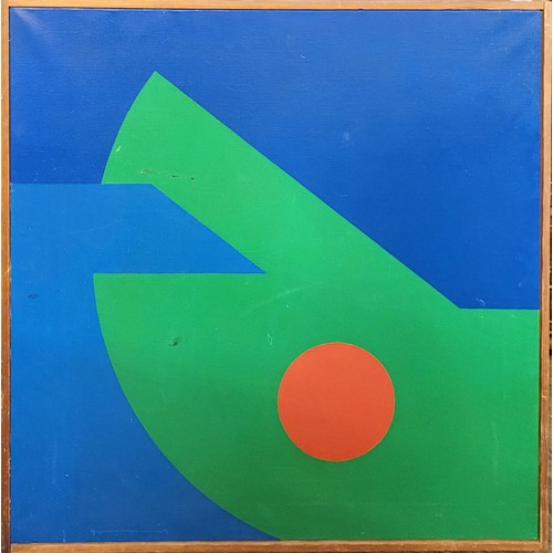 408 - AFTER EMILIO PETTORUTI, A 1970’S CONTINENTAL MODERNISTIC SCHOOL OIL ON CANVAS 
Abstract study of a r... 