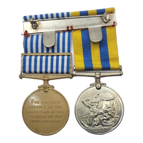 51 - QUEEN ELIZABETH II KOREAN WAR MEDAL PAIR
Awarded to 22461874 Private P. R. Newman. WELCH, with Unite... 