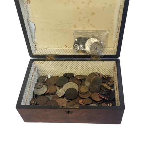 61 - A MIXED COLLECTION OF VARIOUS COINS 
British and Continental from 18th Century till late Queen Eliza... 