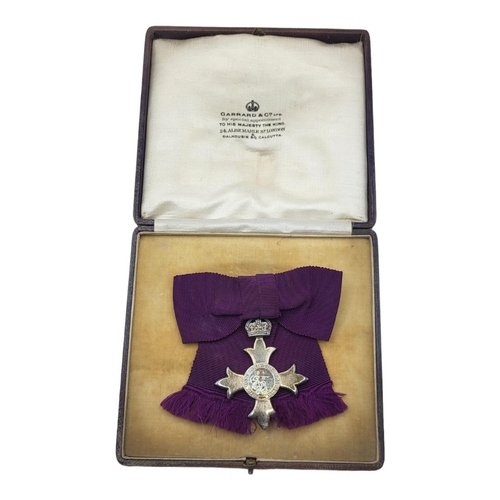 63 - SILVER GARRARD & CO. LTD, A CASED MEMBER OF THE MOST EXCELLENT BRITISH EMPIRE (MBE) MEDAL
Appointed ... 