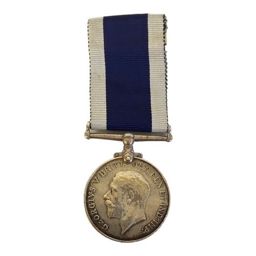 64 - A GEORGE V ROYAL NAVY MEDAL WITH CLASP & RIBBON FOR LONG SERVICE AND GOOD CONDUCT
Issued to, ‘89600 ... 