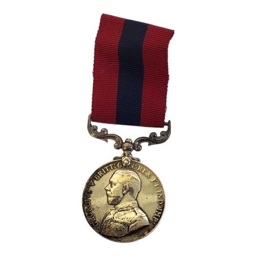 67 - A SILVER GEORGE V WAR MEDAL FOR DISTINGUISHED CONDUCT IN THE FIELD (DCM) WITH CLASP & RIBBON, 1914 -... 
