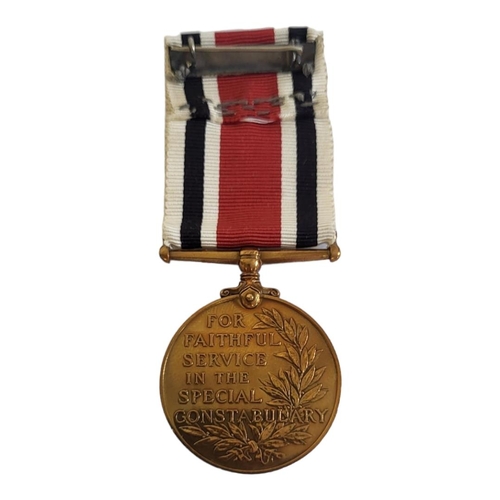 81 - BRONZE GEORGE V MEDAL, INSCRIBED, ‘FOR FAITHFUL SERVICE IN THE SPECIAL CONSTABULARY’ ON THE REVERSE,... 