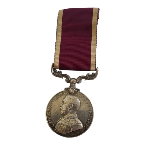83 - SILVER GEORGE V WAR MEDAL, INSCRIBED ‘FOR LONG SERVICE AND GOOD CONDUCT’ ON THE REVERSE, 1930-6. CLA... 